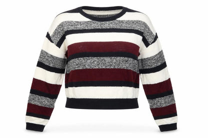 Womens UK Size S Divided Multicoloured Pullover Jumper