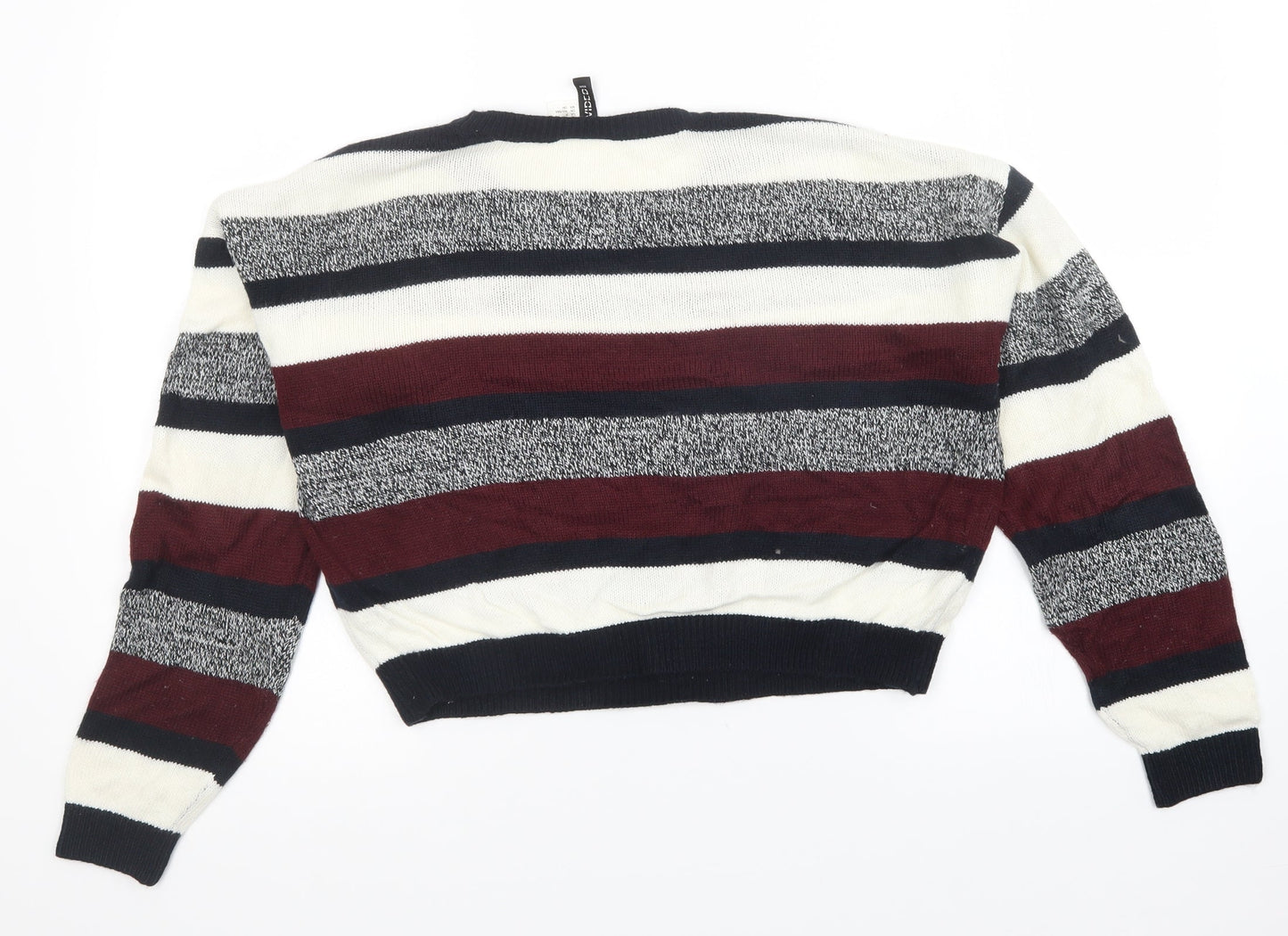 Womens UK Size S Divided Multicoloured Pullover Jumper