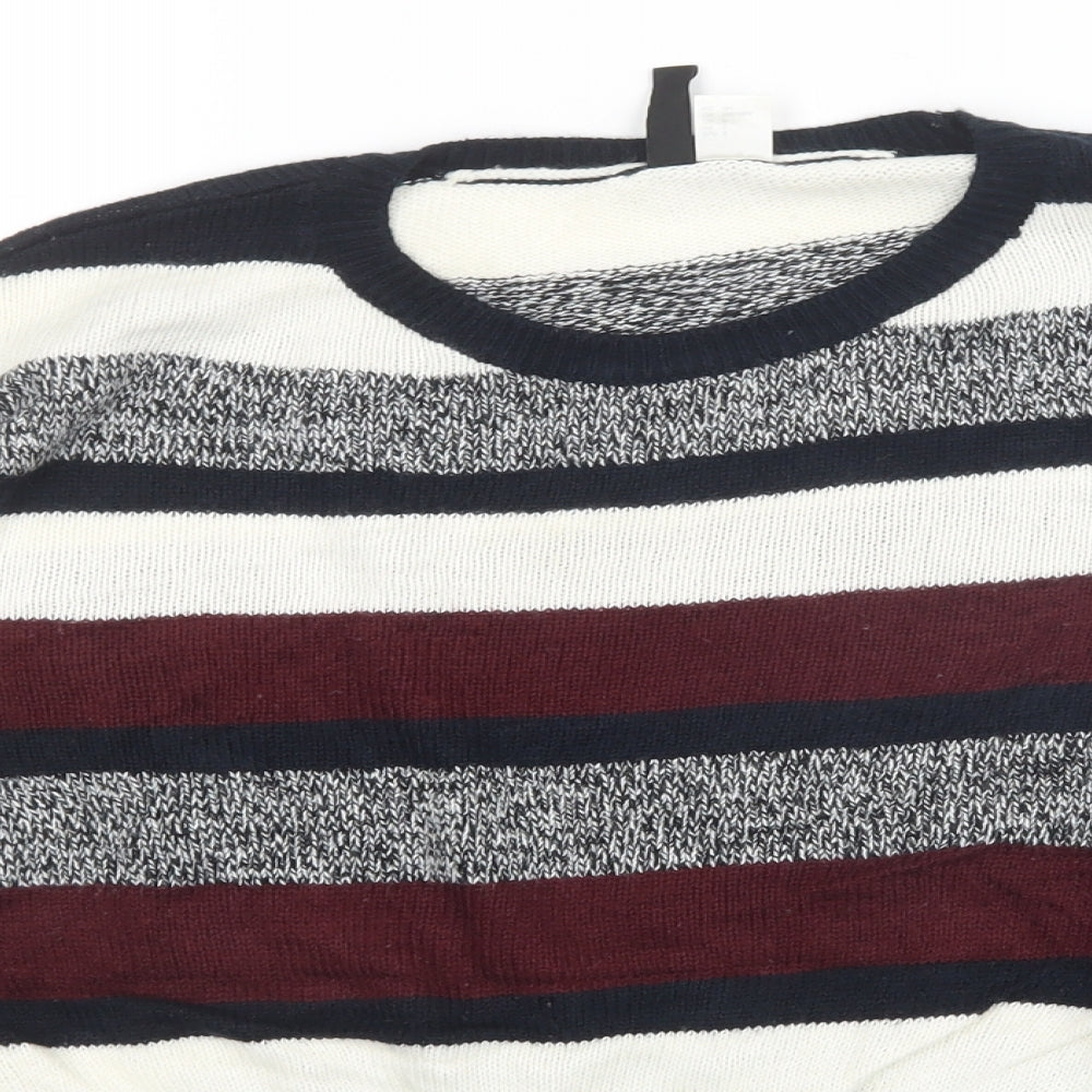 Womens UK Size S Divided Multicoloured Pullover Jumper