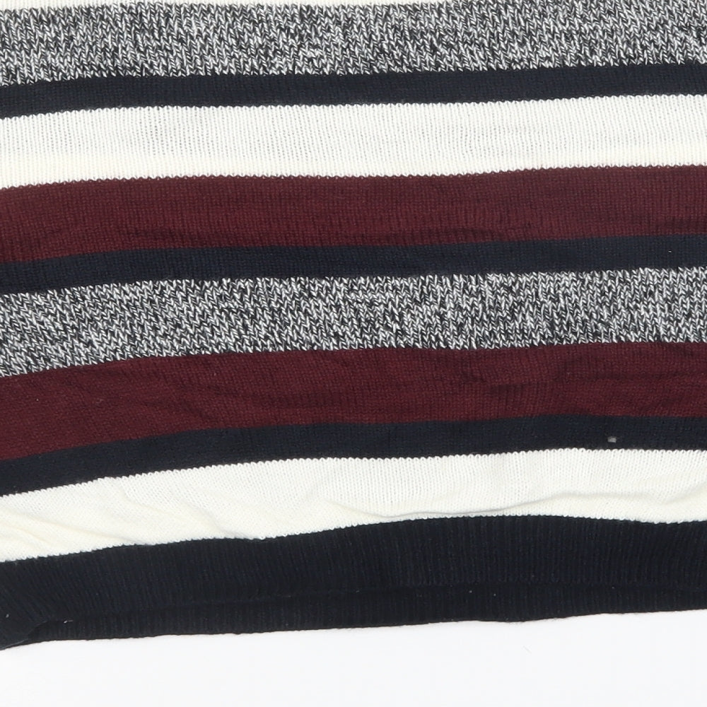Womens UK Size S Divided Multicoloured Pullover Jumper