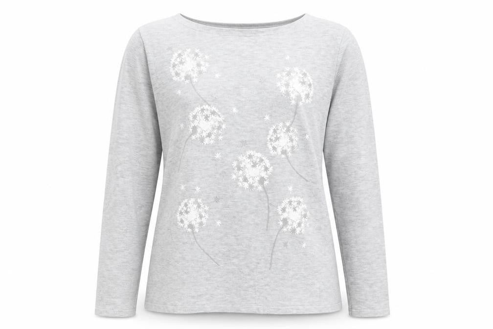 Womens UK Size 12 M&Co Grey Pullover Jumper