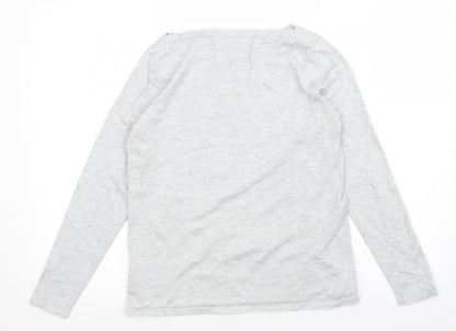 Womens UK Size 12 M&Co Grey Pullover Jumper