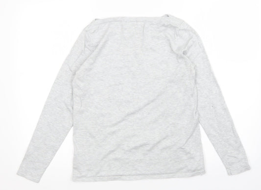 Womens UK Size 12 M&Co Grey Pullover Jumper