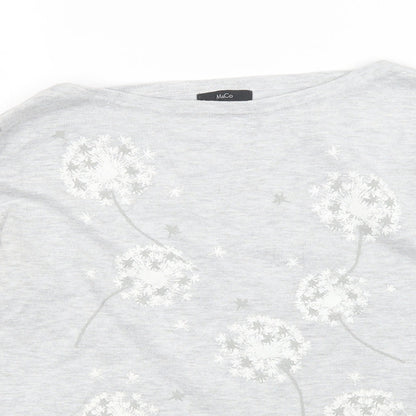 Womens UK Size 12 M&Co Grey Pullover Jumper