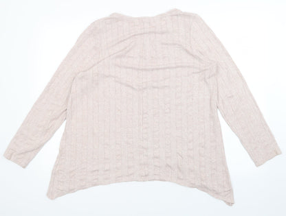 George Womens Pink   Pullover Jumper Size L
