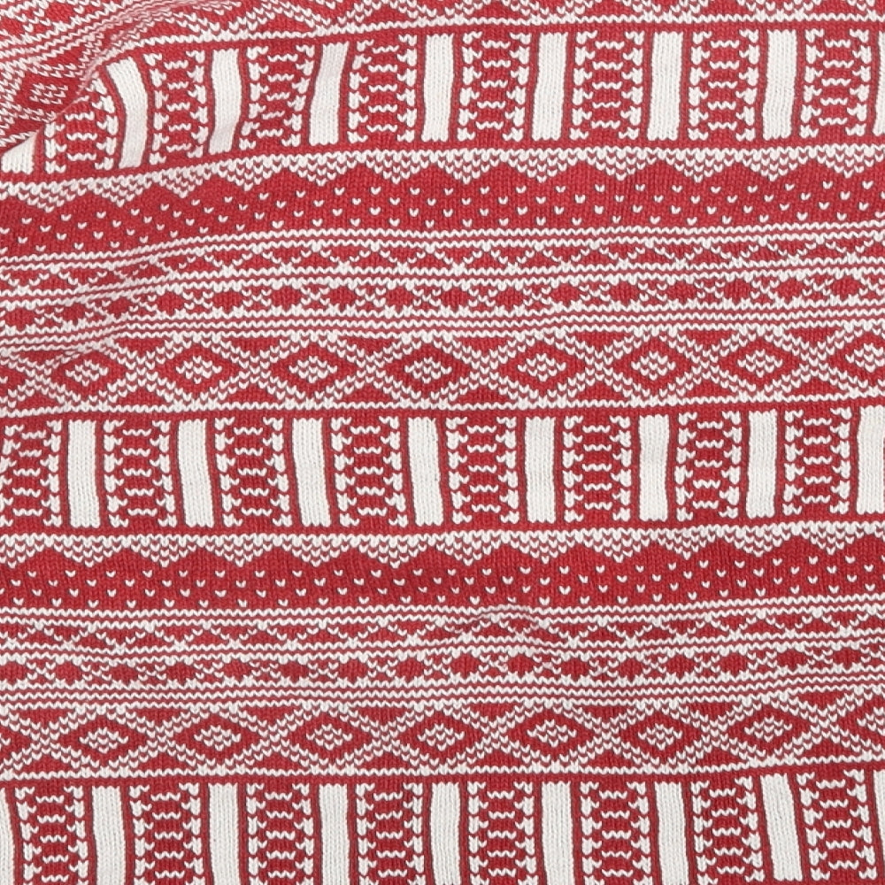 Womens UK Size M H&M Red Pullover Jumper