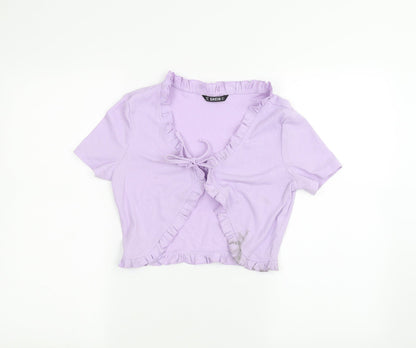 SheIn Womens Purple   Cardigan Jumper Size S