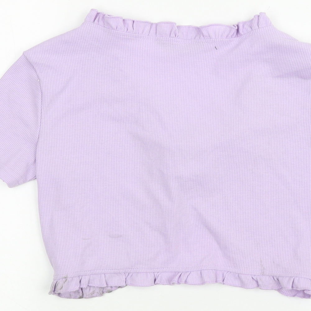 SheIn Womens Purple   Cardigan Jumper Size S