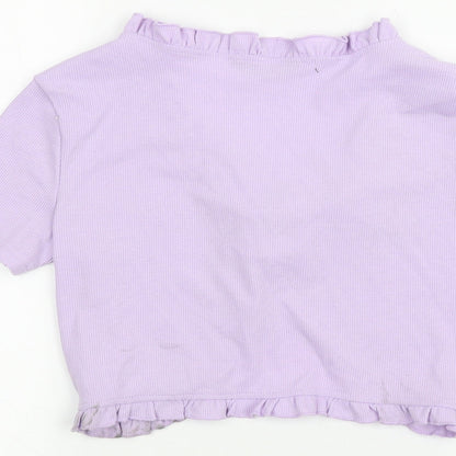 SheIn Womens Purple   Cardigan Jumper Size S