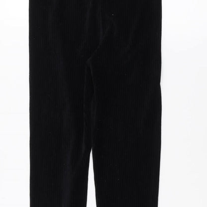 M&Co Girls Black   Sweatpants Trousers Size 11-12 Years