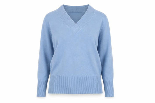 Womens UK Size XL C.M.D Blue Pullover Jumper