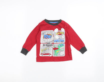 Matalan Baby Red   Basic T-Shirt Size 12-18 Months