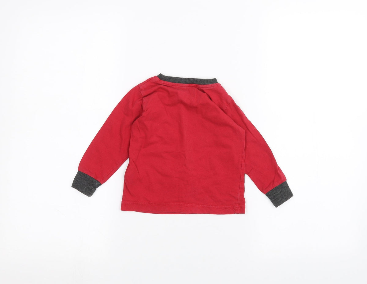 Matalan Baby Red   Basic T-Shirt Size 12-18 Months