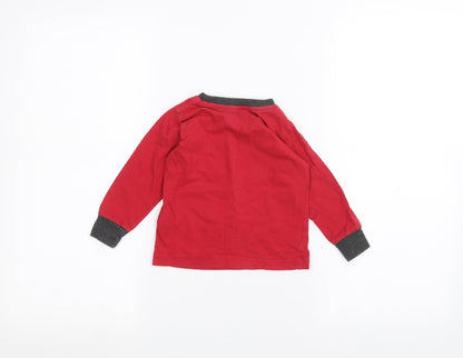 Matalan Baby Red   Basic T-Shirt Size 12-18 Months