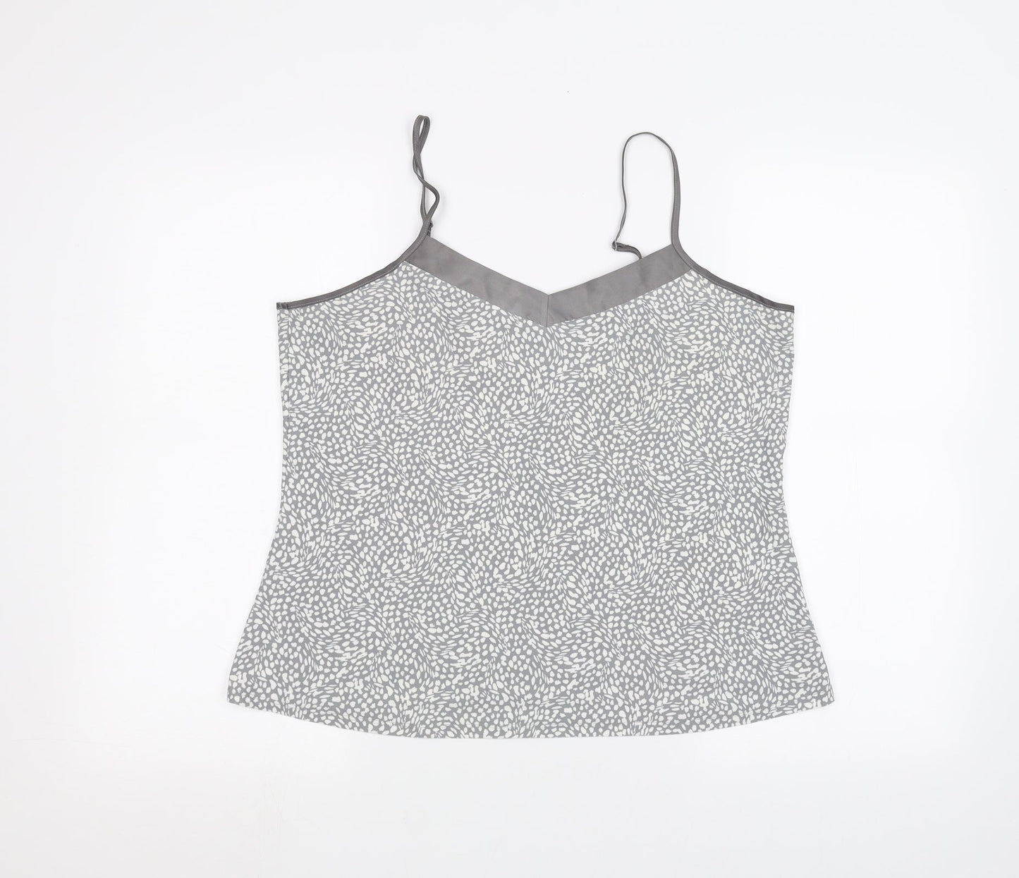 Primark Womens Grey Animal Print  Basic Blouse Size M  - Love to lounge