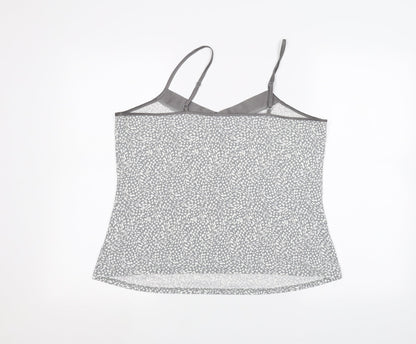 Primark Womens Grey Animal Print  Basic Blouse Size M  - Love to lounge