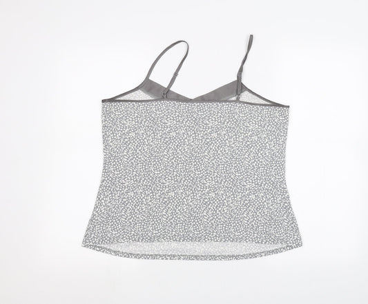 Primark Womens Grey Animal Print  Basic Blouse Size M  - Love to lounge