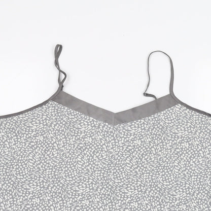 Primark Womens Grey Animal Print  Basic Blouse Size M  - Love to lounge