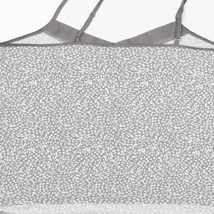 Primark Womens Grey Animal Print  Basic Blouse Size M  - Love to lounge