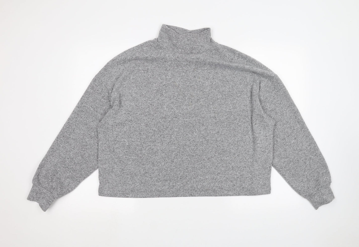 Womens UK Size M New Look Grey Pullover Jumper
