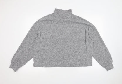 Womens UK Size M New Look Grey Pullover Jumper