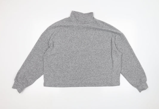 Womens UK Size M New Look Grey Pullover Jumper