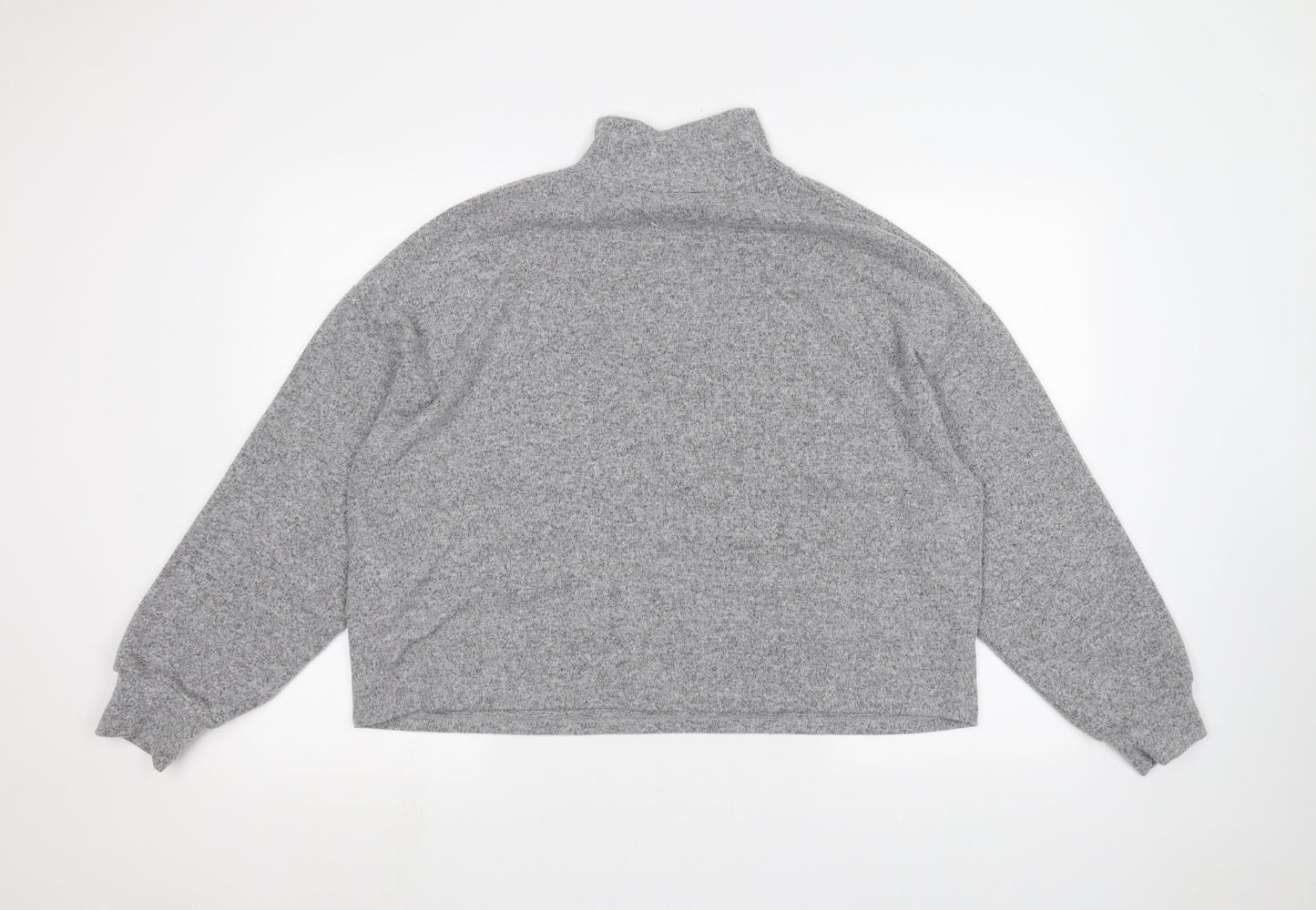 Womens UK Size M New Look Grey Pullover Jumper
