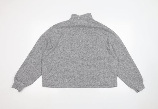 Womens UK Size M New Look Grey Pullover Jumper