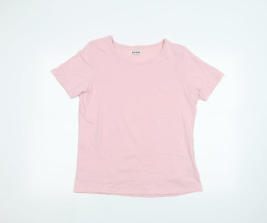Avon Womens Pink   Basic T-Shirt Size M