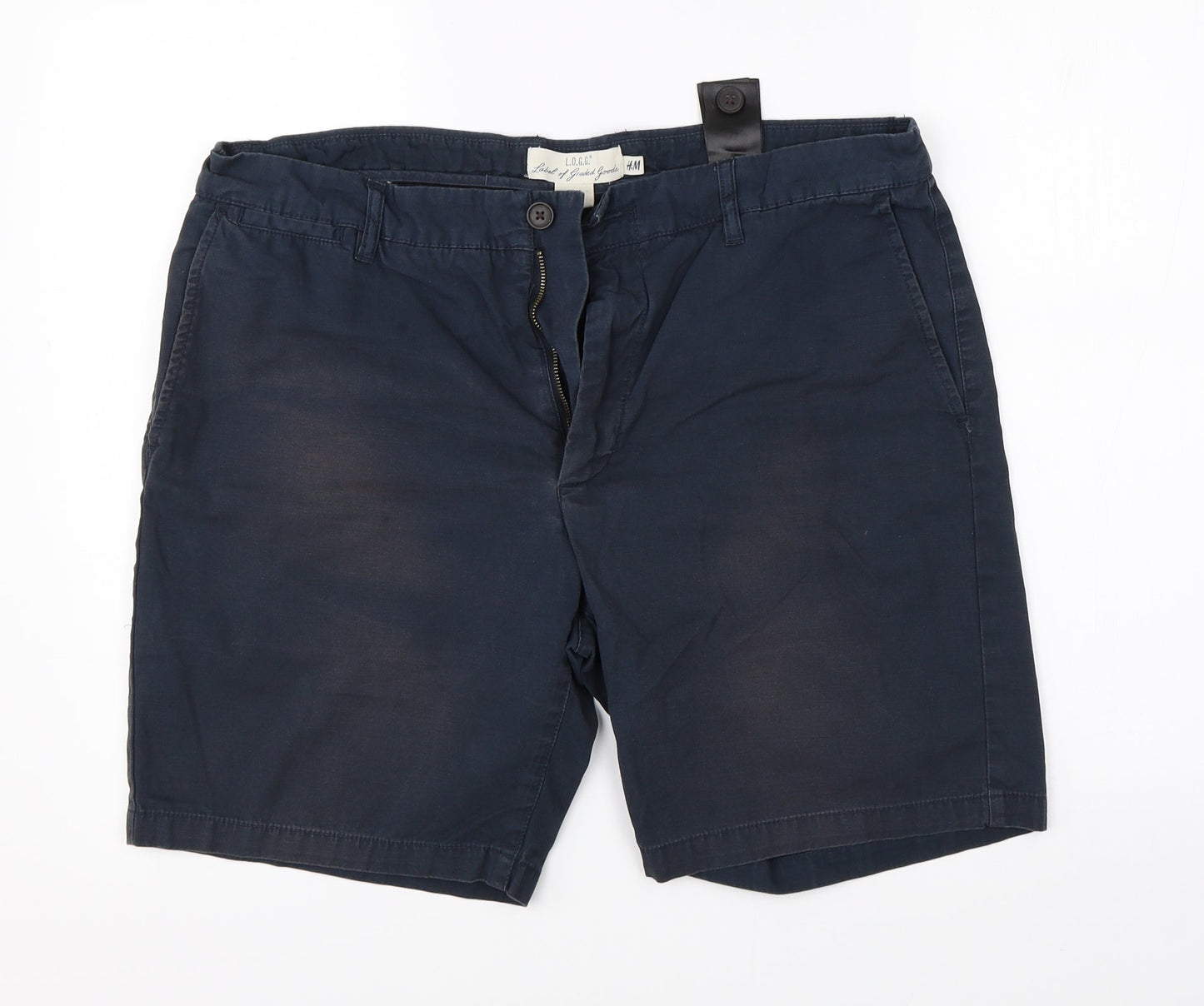 H&M Womens Blue   Cargo Shorts Size 8