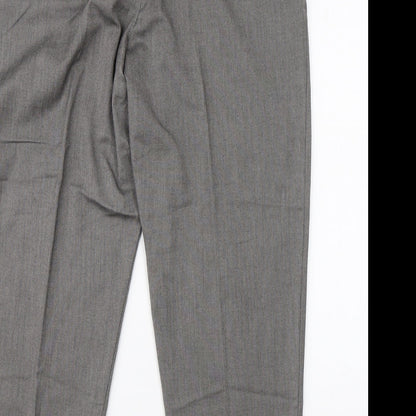 Very Womens Grey   Dress Pants Trousers Size 14 L24 in