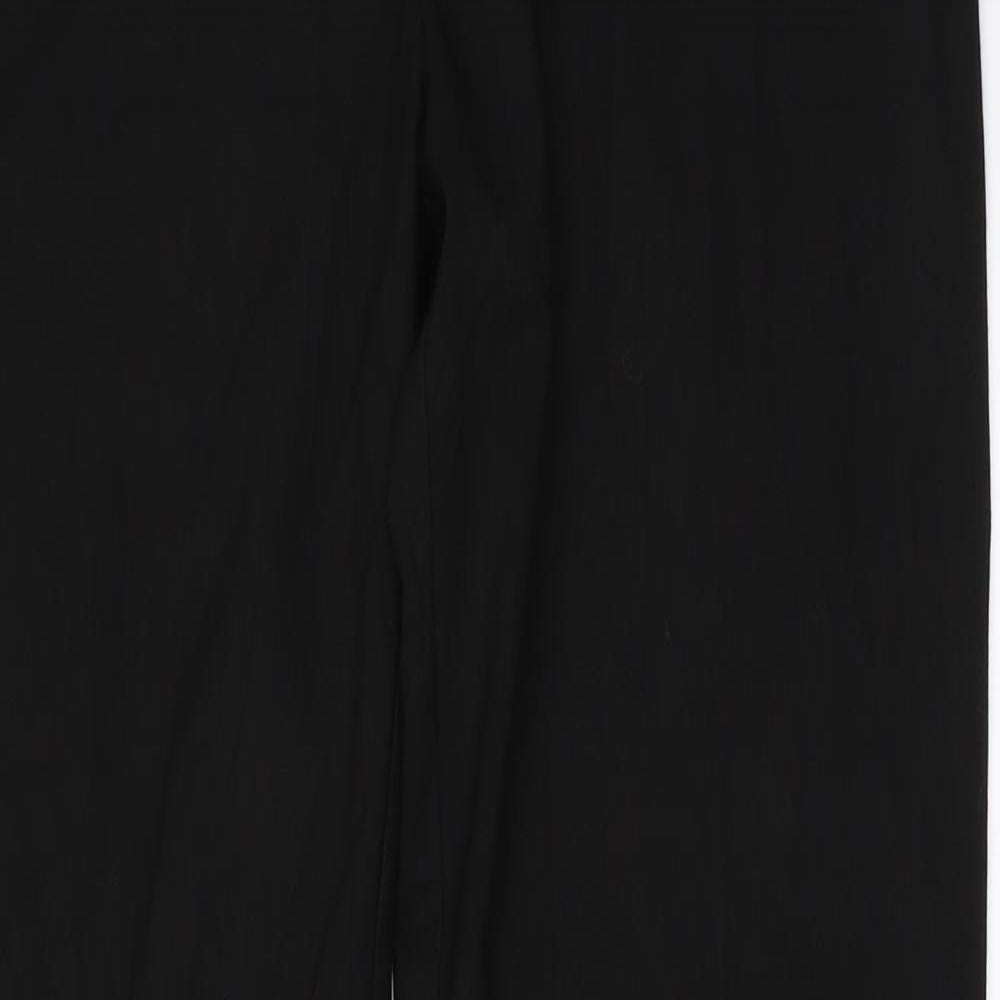AMARANTO Womens Black   Dress Pants Trousers Size 12 L30 in
