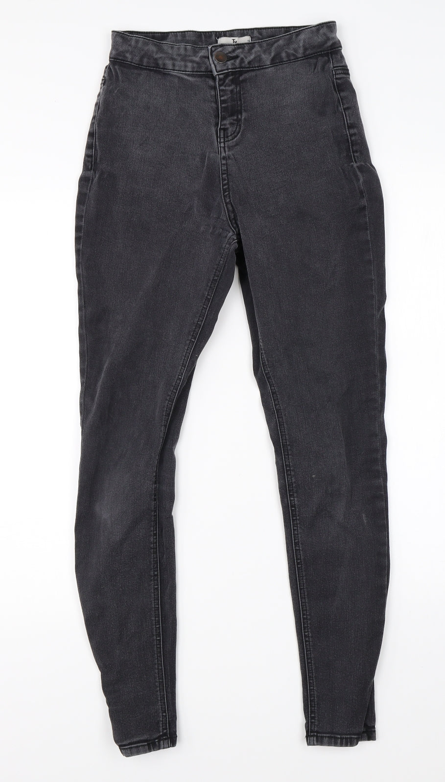 TU Womens Black  Denim Skinny Jeans Size 8 L26 in