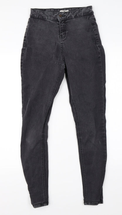 TU Womens Black  Denim Skinny Jeans Size 8 L26 in