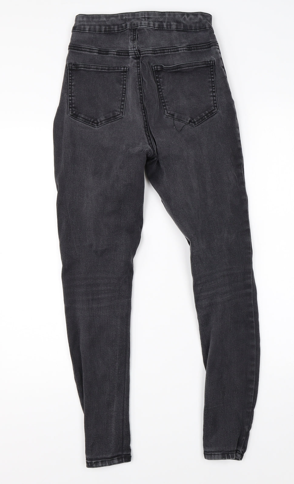 TU Womens Black  Denim Skinny Jeans Size 8 L26 in