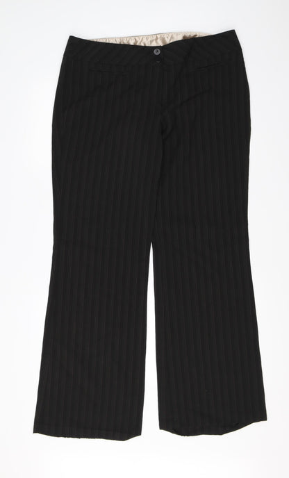 New Look Womens Black   Dress Pants Trousers Size 16 L30 in