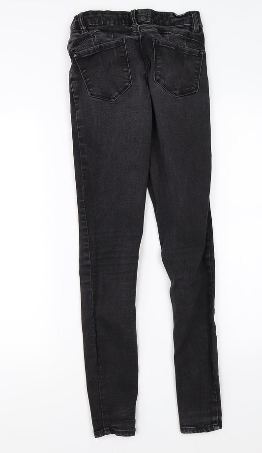 Denim Co Womens Black  Denim Skinny Jeans Size 10 L28 in