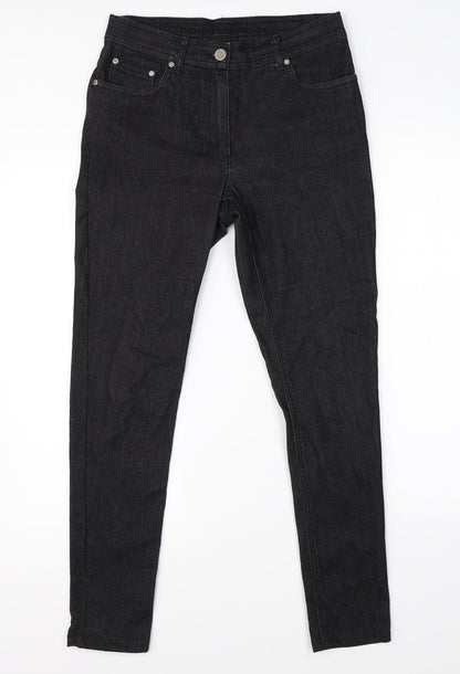 Womens UK Size 29 in Bonita Regular Fit Skinny Black Jeans