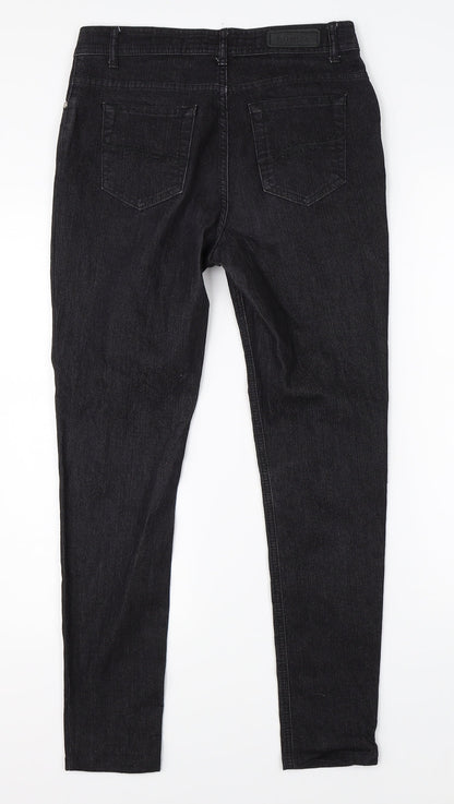 Womens UK Size 29 in Bonita Regular Fit Skinny Black Jeans