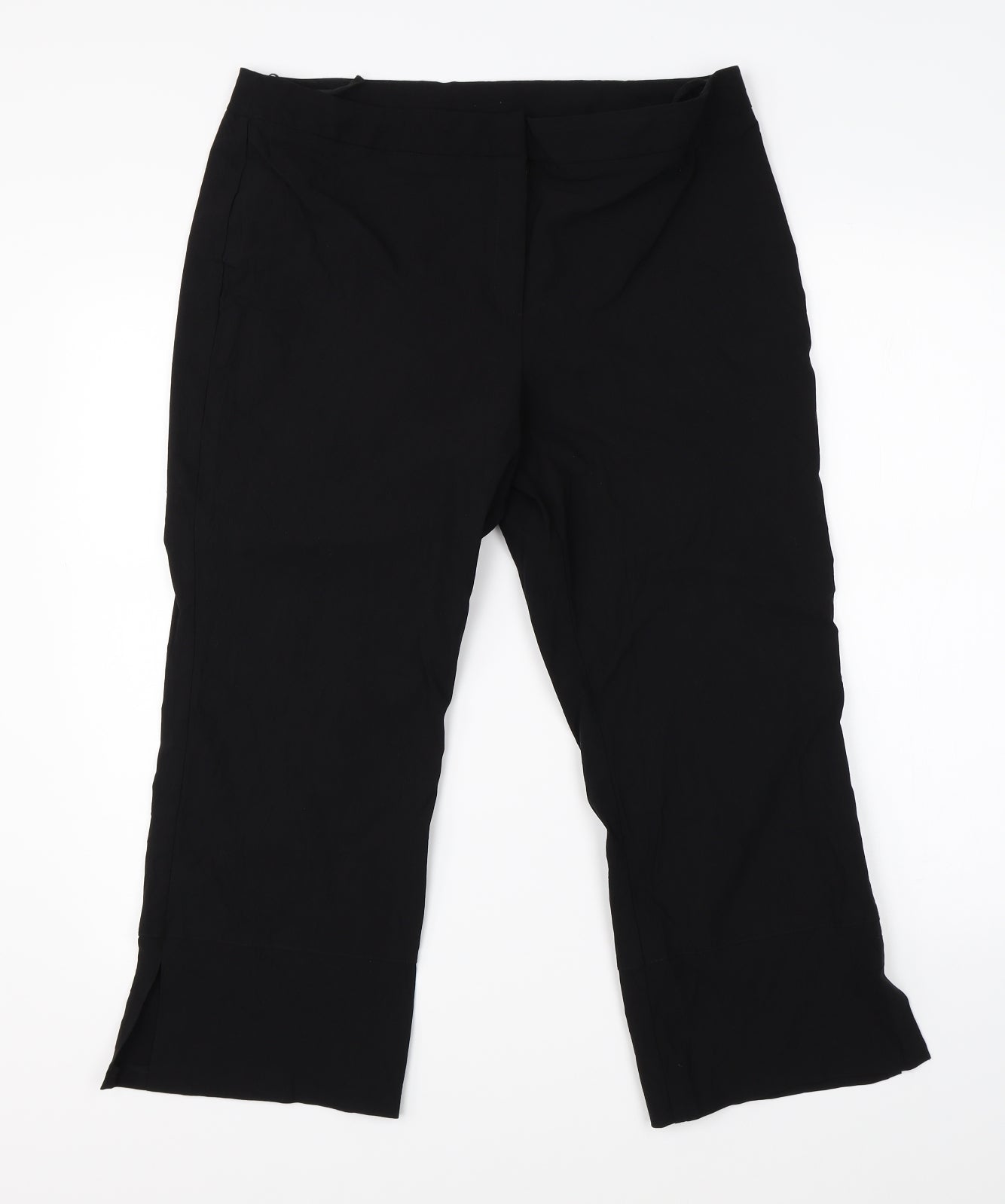 New Look Womens Black   Dress Pants Trousers Size 16 L22 in