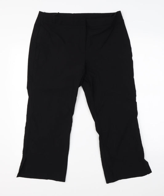 New Look Womens Black   Dress Pants Trousers Size 16 L22 in