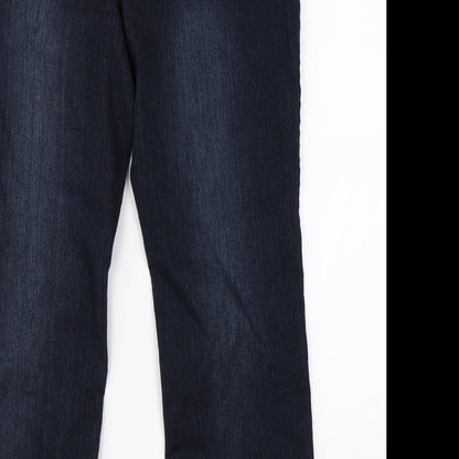 BHS Womens Blue  Denim Straight Jeans Size 14 L24 in