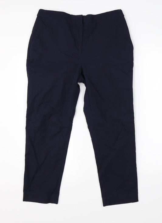 Debenhams Womens Blue   Dress Pants Trousers Size 12 L23 in