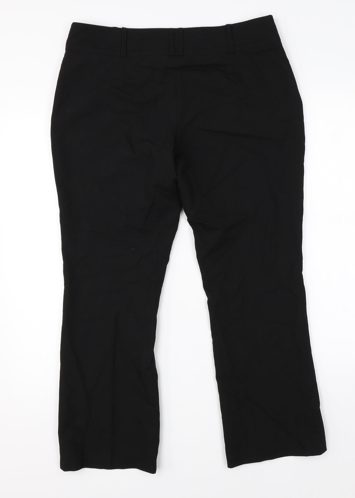 Womens UK Size 12 Dorothy Perkins Regular Fit Dress Pants Black Trousers