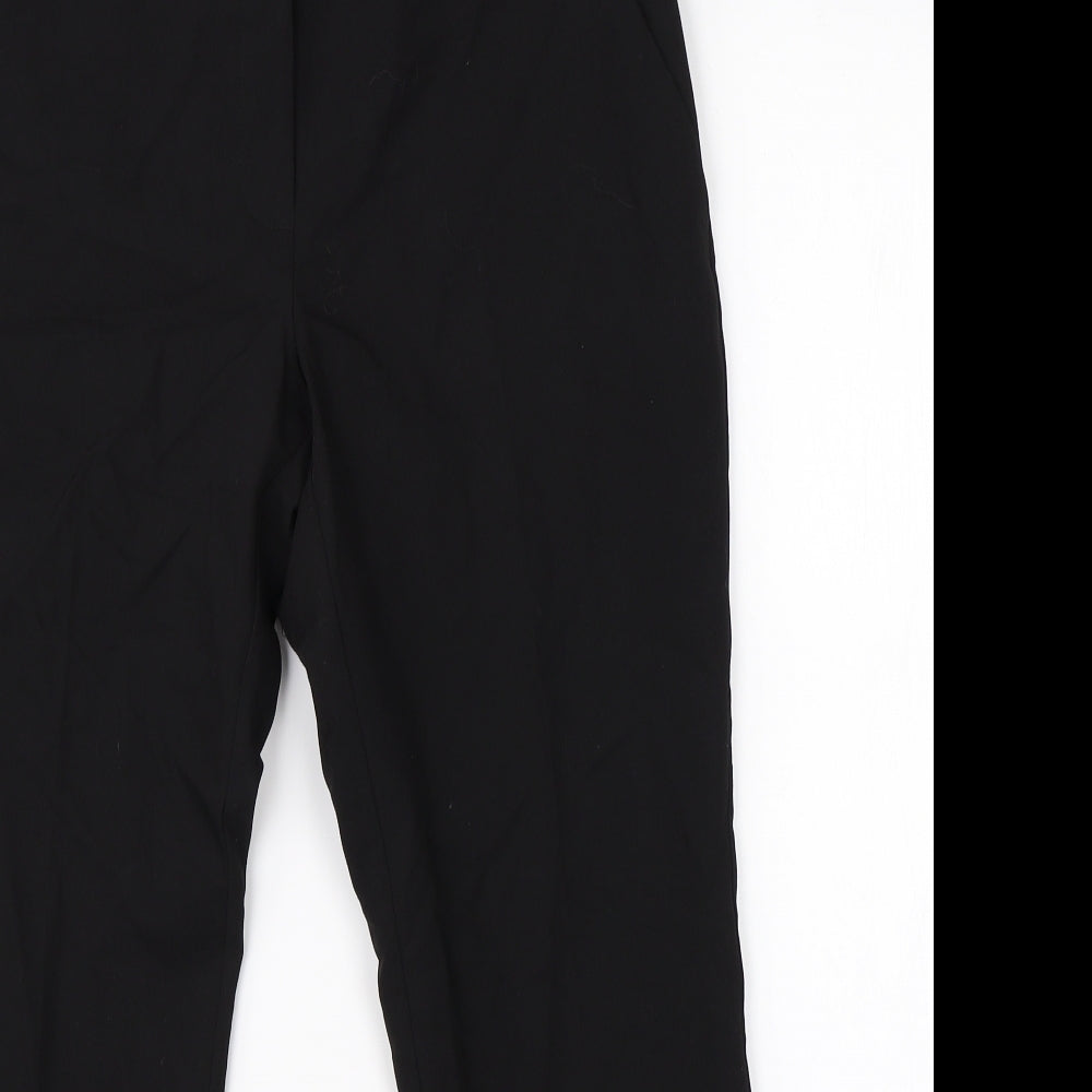 Womens UK Size 12 Dorothy Perkins Regular Fit Dress Pants Black Trousers