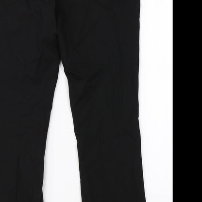 Womens UK Size 12 Dorothy Perkins Regular Fit Dress Pants Black Trousers