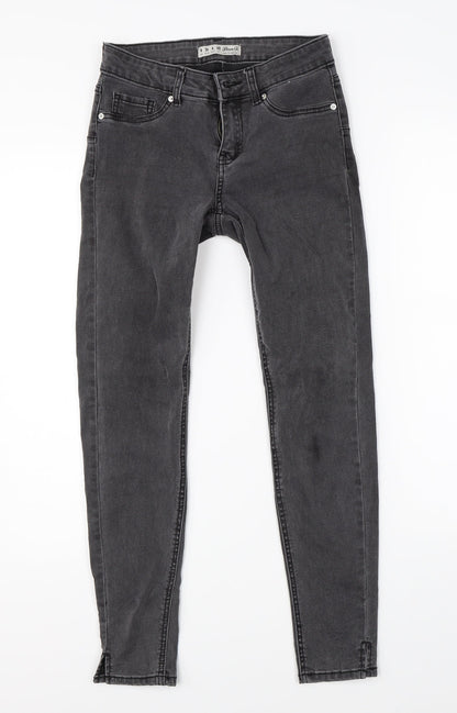 Denim Co Womens Black  Denim Skinny Jeans Size 8 L25 in