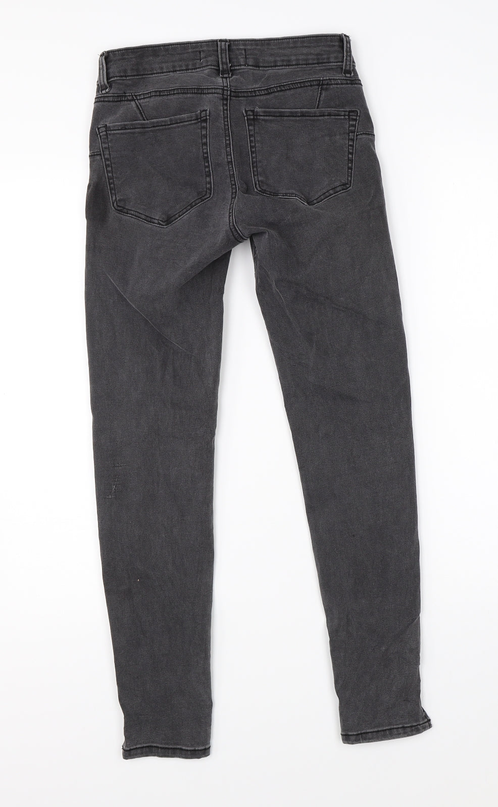 Denim Co Womens Black  Denim Skinny Jeans Size 8 L25 in