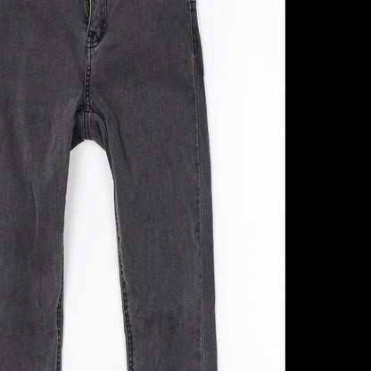 Denim Co Womens Black  Denim Skinny Jeans Size 8 L25 in