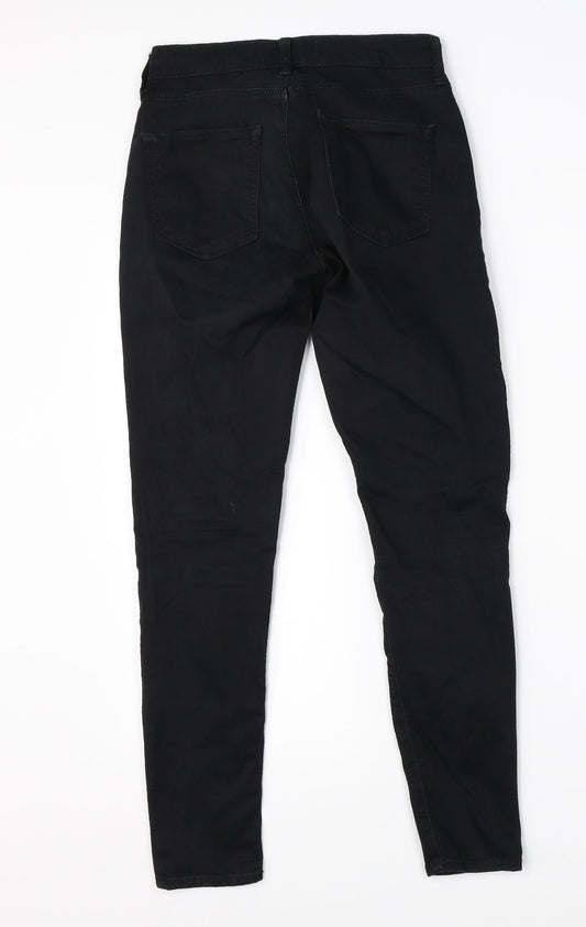 Topshop Womens Black  Denim Skinny Jeans Size 26 in L30 in